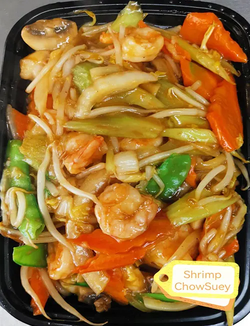 Shrimp chow suey