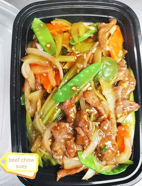 Beef chow suey